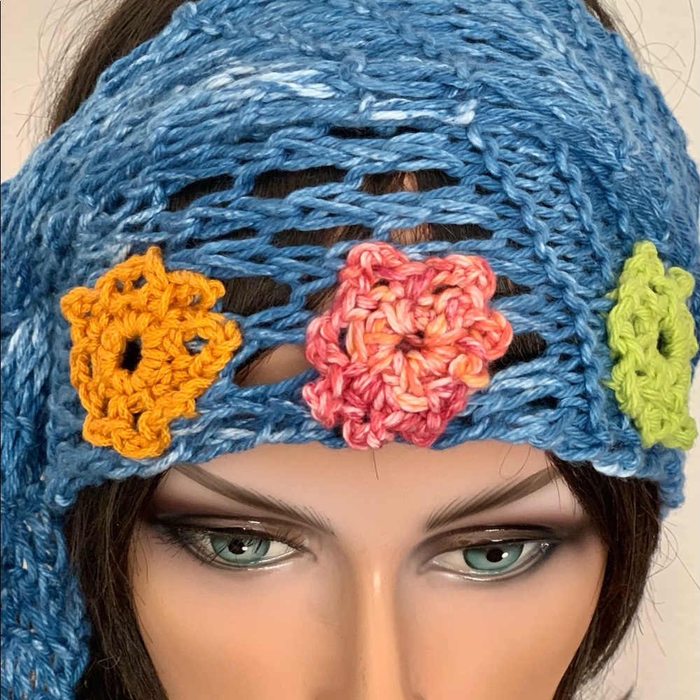 Hand Knits 2 Love Cotton Bandana Scarf Design Hip - Picture 10 of 15